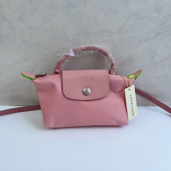 🍀Longchamp Pink Mini Crossbody Bag - Picture 1 of 9